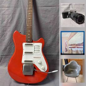 MaxSold Auction: This online auction features vinyl records, musical instruments, vintage cameras & electronics, art glass, vintage Pyrex, Eames chair, Haida art and much more!