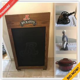 MaxSold Auction: This online auction features Lladro Figurine, Vintage Wind-up Toy, Vintage Bottles, Hoselton Sculpture, Jewelry, Vintage Postcard, Children's Books, Men's Leather Coat and much more!