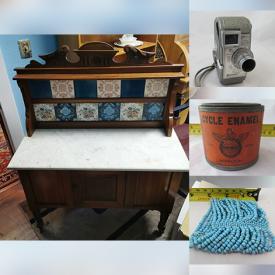 MaxSold Auction: This online auction features Silver, Vintage Costume Jewelry, Contemporary Paintings, Vintage Cameras, Vintage Oil Cans, Vintage Fishing Equipment, Coins, Loupes, Stamps, Vintage Casino Memorabilia, Star Wars Collectibles, Vintage Collectible Pins, Vintage Toys, Meditation Balls and much more!!