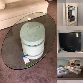 MaxSold Auction: This online auction features TV, Southwestern Pot, Glass & Plaster Bar, Small Kitchen Appliances, Refrigerator, Sectional Sofa and much more!