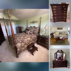 MaxSold Auction: This online auction features King Bed, and Sofa, Coffee & Side Tables, Standing Mirror, Couch, Chair and more!