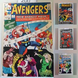 MaxSold Auction: This online Marvel & DC Comic Book auction features many rare, vintage and contemporaries, including Black and Silver Spiderman, Solo Avengers Black Widow, Vintage Avengers #7 and #23 and much more!