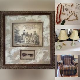 MaxSold Auction: This online auction features Costume Jewelry, Artwork, MCM Chrome Chairs, Area Rugs, Antique Dolls, Crystal and Glassware, Garden Equipment, Power Tools, Flat-screen TV's, Nightstands, Norman Rockwell Plates, Hand Tools, Statues, Pottery and much more.