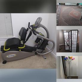 MaxSold Auction: This online auction features furniture such as a small table, bureau, heart-shaped table, couch, Medline hospital bed and more, Iranian Tabriz Nustep exerciser, jackets, frames, lamp and much more!