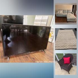 MaxSold Auction: This online auction features Patio Furniture, DVDs Art Pottery, Beach Towels, Serving Pieces, Outdoor rug, BBQ Grill, Area Rugs, TVs, Hand Tools and much more!