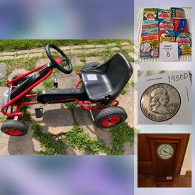 MaxSold Auction: This online auction features Original Kettcar, Sports & Non-sports Cards, Coins, NIB Activity Kits, NIB Toys, New School & Office Supplies, Board Games, NIB Barbie, Collector Plates, Comics, NIB Small Kitchen Appliances and much more!