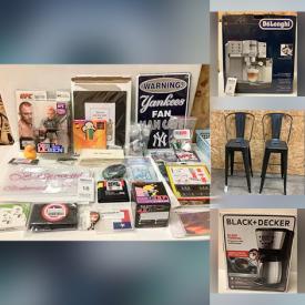 MaxSold Auction: This online auction features New in Box items such as Hello Kitty Toothbrush Holders, Preheels, Small Kitchen Appliances, Watch Bands, Phone Cases, Office Supplies, Canvas Art Prints, Pet Supplies, Baby Products and much more!