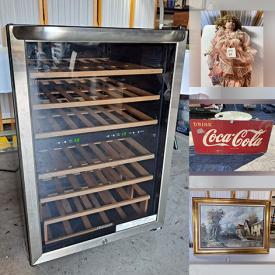 MaxSold Auction: This online auction features Apple Computer, Vintage Signs, WW11 Memorabilia, Harley Davidson Collectibles, Vintage Bicycle, Quartz, Minerals And Stones, Frigidaire Wine Cooler, Tools and much more.