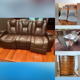 MaxSold Auction: This online auction features Vintage Furniture, Infrared Sauna, Outdoor Furniture, Theatre Seating, Exercise Equipment, Golf Clubs, Golf Balls and much more!