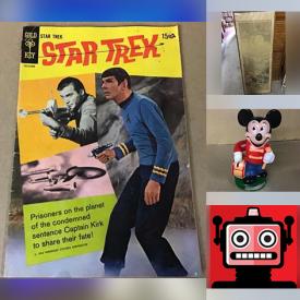 MaxSold Auction: This online auction features Sports Cards, Comics, Legos, Gaming Cards, Action Figures, LPS, B-movie Art Prints, Marvel Heroclix Figurines, Vintage Toys, Vintage Dolls, Boyd's Bears & Hares Figures, Funko Figures, Cookie Jar, Antique Asian Tiger Silkscreen and much more!