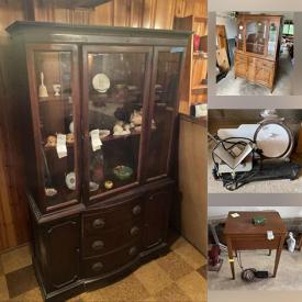 MaxSold Auction: This online auction features Garden Tools, Shop Vacuum, Vintage Wood Stove, Framed Wall Art, Toys, Royal Meat Grinder, Sewing Machine, Deli Meat Slicer, Vintage Grocer Scale, Manual Lawnmower, Coins, Stamps, Cuckoo Clock, Tools and much more!