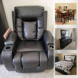 MaxSold Auction: This online auction features leather chairs, bedroom sets, leather couches, wooden tables and much more!