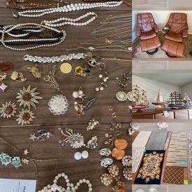 MaxSold Auction: This online auction features Vintage Jewelry, Model Ships, MCM Furniture, Board Games, Art Glass, Trundle bed, Office Supplies, Craft Supplies, Men's & Women's Clothing, Printers, Outdoor Furniture, Area Rugs, Power & Hand Tools and much more!