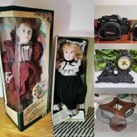 MaxSold Auction: This online auction features Vintage Toys, Novelty Teapot, Snowbabies, Crocks, Vintage Beer Taps, Children's Books, Art Glass, Garden Fountain, Inlaid Wood Tea Wagon, Antique Ginger Beer Bottles, Indonesian Marionette Puppet, Musical Instruments, Exercise Equipment and much more!