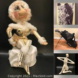 MaxSold Auction: This online auction features Vintage P. Chiari Bank, MC Lighting, Golf Clubs, Youth Guitar, Foldable Room Divider, Collectible Teacups, Wood Model Kit, Art Pottery, Halloween Costumes & Decorations, Art Glass, Terry Star Limited Edition Eagle Print, Comics, Jewellery, Golf Collectibles, Gourd Rattles, Play Table, Vintage Pyrex, Vintage Vinyl Record, Star Wars Collectibles, Movie Posters, Puzzles, Vintage Figurines, Children's & YA Books and much more!