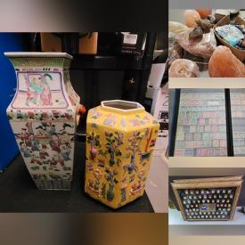 MaxSold Auction: This online auction features Women's Shoes, Purses, Hats, Belts, New iPad Screen Protectors, New Ipsy Cosmetic Products, Antique Chinese Vase, Rocks & Minerals, Reading Glasses, Earrings, Stamps and much more!