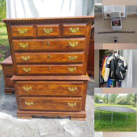 MaxSold Auction: This online auction features 925 silver and white gold jewelry, furniture such as vintage dresser with mirror, bar stools, and chaise, children’s toys, footwear, handbags, new clothing, pool supplies, exterior door, Christmas decor, dog crates, trampoline, books and much more!