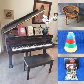 MaxSold Auction: This online auction features Vintage MCM Lighting, Electric Fireplace, Bicycles, Telescope, Vintage Rattan, Vintage Digital Piano, Baby Grand Piano, Dividing Screen. Vintage Pyrex, Art Glass, Printer, Small Kitchen Appliances, Vintage Star Wars Portfolio, Wooden Carving, Vintage Table Saw and much more!