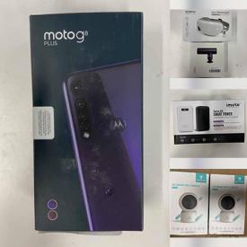 MaxSold Auction: This online auction features Motorola phone, wireless controllers, fishfinder camera, Smart vacuum, wireless earbuds, power tools, workout electronics, pet supplies, lighting, HD drone, RC car, white noise machine and much more!