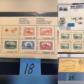 MaxSold Auction: This online auction features Postage Stamps such as Post Olympic, China PRC, King George IV, Canadian Lighthouses, Royal Wedding, War Tax Stamps, First Day Covers and much more!