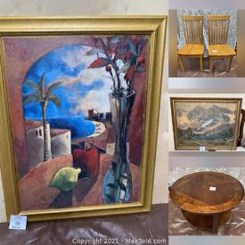 MaxSold Auction: This online auction features Chinese Screen, IKEA Furniture, Fencing Equipment, Framed Wall Art, Cuckoo Clock, Golf Club, Art Pottery, Art Glass, Collector Plates, Cushioned Tea Table and much more!