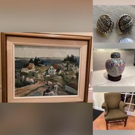 MaxSold Auction: This online auction features bowls, platters, kitchen items, men's wear, ski set, electrics, furniture, baby items, toys, kids books, medals, handbags, costume jewelry, home ornaments, office organizing items, pillows, tapes, gardening items and much more!