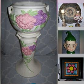 MaxSold Auction: This online auction features Antique Ceramics and glassware, Pottery, Statues and Figures, Vintage Tea Pots, Noritake China, Artwork, Bath and Beauty, Lenox, Costume Jewelry, Signed Pottery, Brass, Vintage Furniture, CAPODIMONTE, Ashton Drake Dolls, Precious Moments and much more.