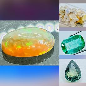 MaxSold Auction: This online auction features Loose Gemstones such as Ethiopian Opals, Emeralds, Star Sapphire, Amethyst, Topaz, Moonstones, Onyx, Garnets, and Tourmaline Bracelet and much more!