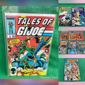 MaxSold Auction: This online auction features Comics such as Marvel, DC, Star Wars, Star Trek, Star Reach, GI Joe, Vintage French, House of Mystery, Semper Fi. Image Comics, House of Mystery and much more!