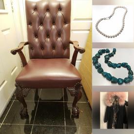 MaxSold Auction: This online auction features a variety of costume jewelry, jewelry stands and displays, earring Stands bead and stones for jewelry, coats, fur boots and much more!