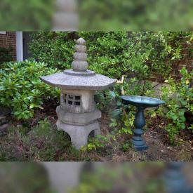 MaxSold Auction: This online auction features Pagoda and Bird Bath, Broilmate BBQ, Vintage Dress and Fascinator, LG Microwave, Microscope, Tools and Toolbox Items, Projector Items and much more!