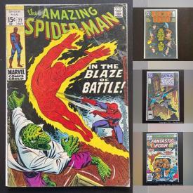 MaxSold Auction: This online auction features Comics such as Marvel including Amazing Spiderman, Venom, Vintage Captain America. Vintage Avengers, Vintage What If?, DC including Star Trek, Howard the Duck. Flash, Batman, Vintage Green Lantern, and Vintage Fantastic Four, Fist of the North Star and much more!