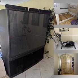 MaxSold Auction: This online auction features Canopy Bed, Armoire, Dresser, Computer Table, Bench Press, Elliptical, Big Screen TV and much more!