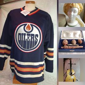 MaxSold Auction: This online auction features Vintage Pipes, Binoculars, Vintage Books, Edmonton Oiler's Jerseys, Hand Tools, Vintage Hand Tools, Door Hardware, Garden Tools, Handheld Musical Instruments, Soapstone Carvings, Cookie Jars, Lagostina Pans, Board Games, Antique Butter Molds, Toys and much more!