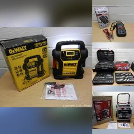 MaxSold Auction: This online auction features New Shop-Vac, Wet Tile Saw, Coins, Work Light, Hand Tools, Sports Rack, Air Compressor, Comics, Vintage Avon Bottles, Baby Items, Wetsuit and much more!