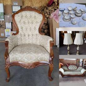 MaxSold Auction: This online auction features Crystalware, Cornflower Dessert Set, Collectible Teacups, Beer Steins, Antique Wooden Chairs, Secretary Desk, Antique Yarn Spinner, Antique Fishing Reels, Vintage Books and much more!