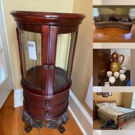 MaxSold Auction: This online auction features fine bone china, Samsung washer, Maytag dryer, GE refrigerator, furniture such as Bernhardt sofa, Havertys nightstands, curio cabinet, Cindy Crawford sectional, bunk beds and dining table, lamps, framed wall art, small kitchen appliances, planters, children’s toys, HP printers, Samsung Blu-ray player, children’s bikes, hoverboard, books, children’s musical instruments, XBox games, Christmas decor, basketball hoop, Charbroil grill, and much more!