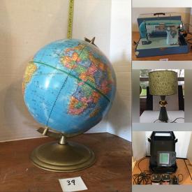 MaxSold Auction: This online auction features mobile radios, golf ball washer, Buddhas, Royal Winton, tent and sleeping bags, games, clown costumes, musical instruments such as trombone, saxophone, clarinets, harlequin novels, Vintage tools and much more!