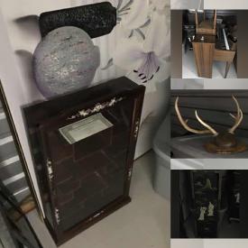 MaxSold Auction: This online auction features contents of climate-controlled storage unit including Spinet piano & piano bench, chairs, 12x12 rug, dishes. Pots, glasses, clothing, wall pictures, ice chest, dining room furniture, Asian art pieces, recliners, couches.