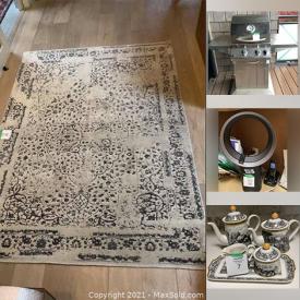 MaxSold Auction: This online auction features Small Kitchen Appliances, Art Glass, Rosenthal Vases, Area Rugs, Dyson Tabletop Fan, Miniature Tea Pot Collection, Natural Gas BBQ and much more!