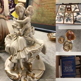 MaxSold Auction: This online auction features Jewelry, Kitchen Gadgets, Hallmark Ornaments, Hardware, Stained Glass window, Collector Plates, Small Kitchen Appliances and much more!