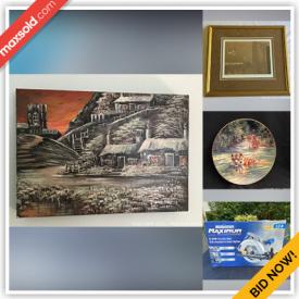 MaxSold Auction: This online auction features Copper Art, Robert Bateman Prints, Collector Plates, Vintage Cameras, Limoges Miniatures, Goebel Hummels, Vintage Lladro Figurine, Pressure Washer, Rattan Folding Screen, Small Kitchen Appliances, Power Tool, Vintage Tools, Vintage Salt Shakers and much more!