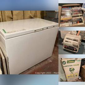 MaxSold Auction: This online auction features Ping Pong Table, Plywood, Bathroom Tiles, Fluorescent Light Fixtures, BBQ Accessories, Chest Freezer, Vintage Doll Stroller, Vintage Books, Vintage Toys, Office Supplies and much more!