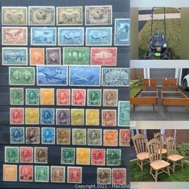 MaxSold Auction: This online auction features Antique Furniture, Hutches, Chairs, Signed Artwork, Sports Cards, Sports Memorabilia, Barbie Dolls, Bratz Dolls, Toys, Royal Doulton, Patio Furniture, Lawn Equipment and much more.