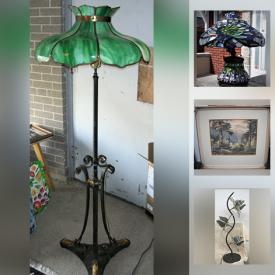 MaxSold Auction: This online auction features Antiques, Signed Artwork, Gilt Lamps, Bronze and Cast iron statues, Antique Furniture, Signed Pieces, Art Supplies, Nintendo, Carved Pieces, Murano Glass, Bohemian Art Deco, Cameras, Antique Grocery Store Scale, Sculptures, Jewelry, Inkwell and much more.