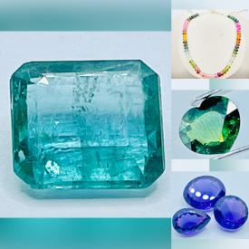 MaxSold Auction: This online auction features gemstones such as Emerald, Deep Golden Citrine, Swiss Blue Topaz, Ethiopian Opals, Deep Purple Brazilian Amethyst, Royal Blue Sapphires, Soft Blue Aquamarines, Lemon Quartz, Natural Ethiopian Opal Crystals, Champagne Citrine, Moonstones and much more!