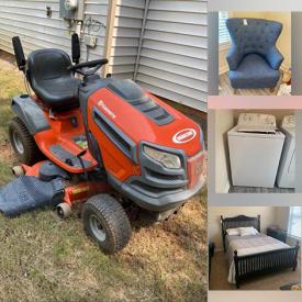 MaxSold Auction: This online auction features Kobalt Toolbox, Camping Gear, Power Tools, Air Compressor, Yard Tools, Pet Supplies, Sewing Machine, Outdoor Games, Refrigerator, TV, Blackstone Grill, Riding Lawnmower, Electric Pellet Grill, Toy Cars, Small Kitchen Appliances, Washer, Dryer, Craft Supplies and much more!