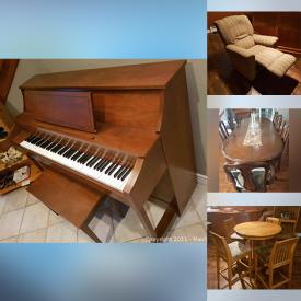 MaxSold Auction: This online auction features Gerhardt Heintzman spinet piano, collector plates, furniture such as dining table with chairs, oak cabinet, bedroom dresser with mirror, and La-Z-Boy recliner, children’s toys, books, Christmas decor and much more!