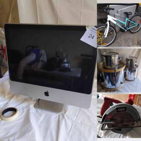 MaxSold Auction: This online auction features Lawn Mower, Snow Blower, Bicycles, Power Tools, Scuba Diving Gear, Dog Supplies, Electronics, Sub Woofers, Smoker Grill, XBOX, BOSE and much more.