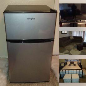 MaxSold Auction: This online auction features Sectional Sofa, Cube Ottomans, Small Refrigerator, TVs, Dining Room Table & Chairs, Bikes, Scooter, Counter Stools and much more!